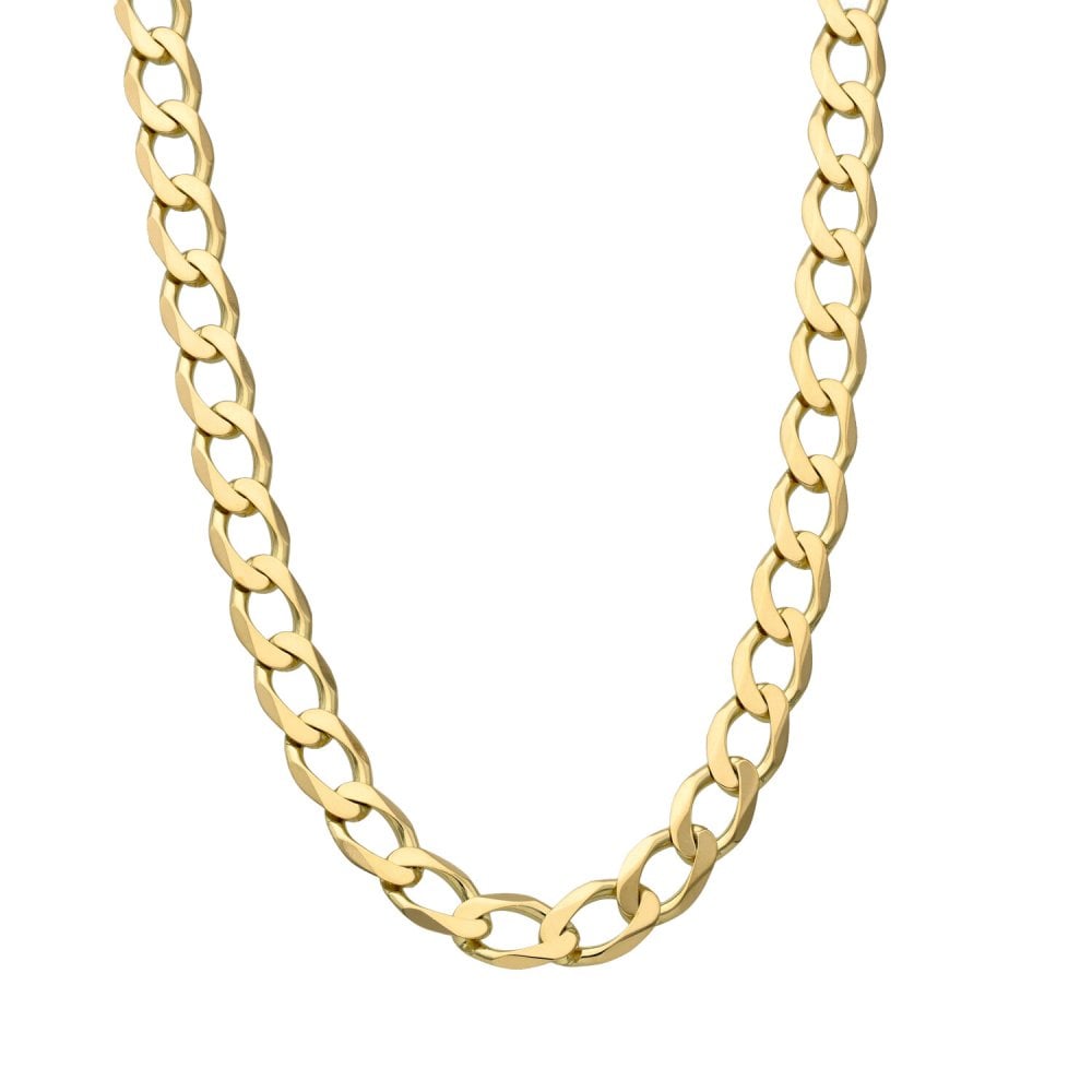 9ct Yellow Gold 18" Curb Chain - 23.2g