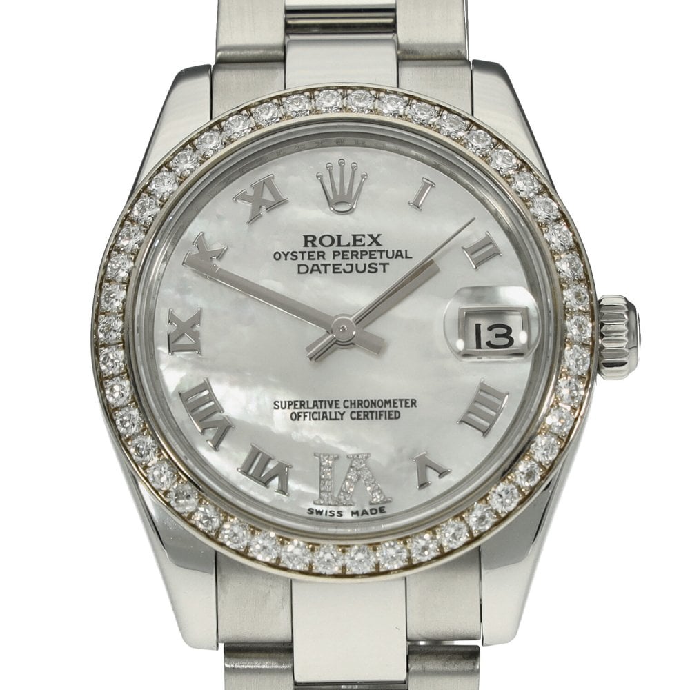 Datejust 178384 – Midsize Watch – Diamond Bezel - 2010