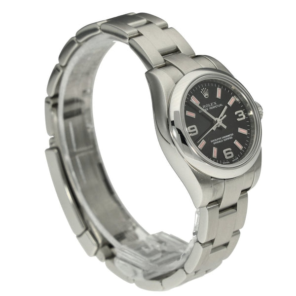 Oyster Perpetual 176200 - Black Dial - Pink Lume - 2010