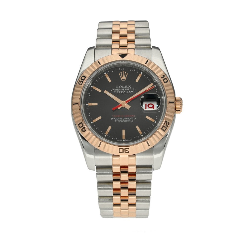 Datejust Turn-O-Graph 116261 - Black Dial - 2008