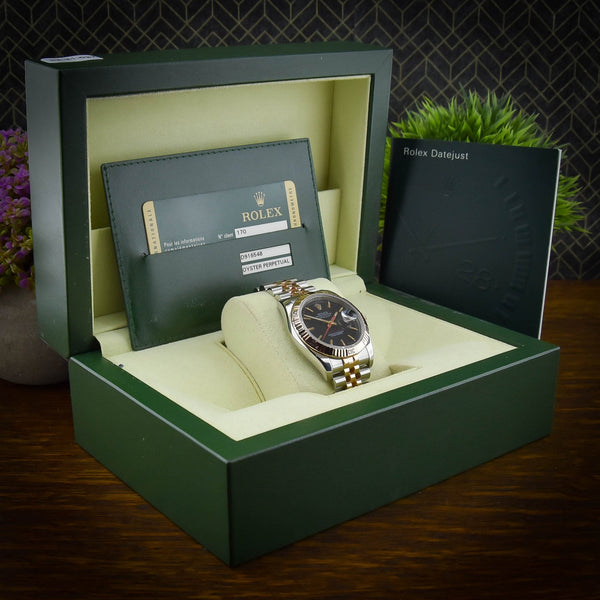 Datejust Turn-O-Graph 116261 - Black Dial - 2008