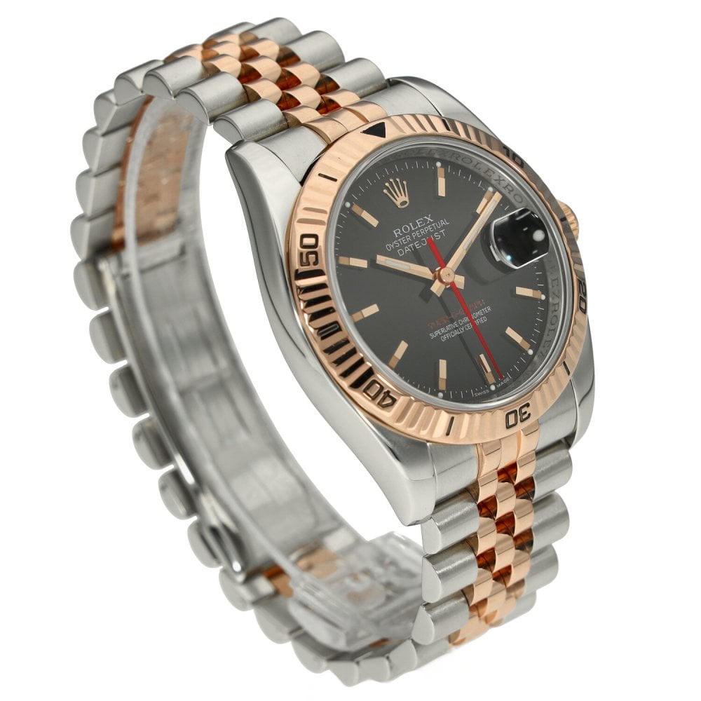 Datejust Turn-O-Graph 116261 - Black Dial - 2008
