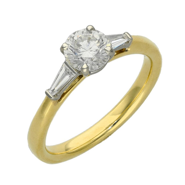 Ladies 18ct Yellow Gold Diamond Engagement Ring - 0.96ct