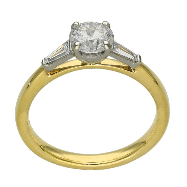 Ladies 18ct Yellow Gold Diamond Engagement Ring - 0.96ct