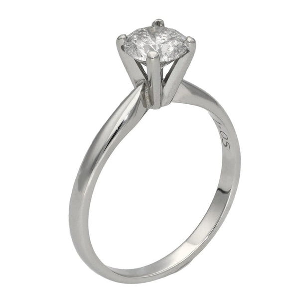 18ct White Gold Diamond Solitaire Engagement Ring - 1.00ct