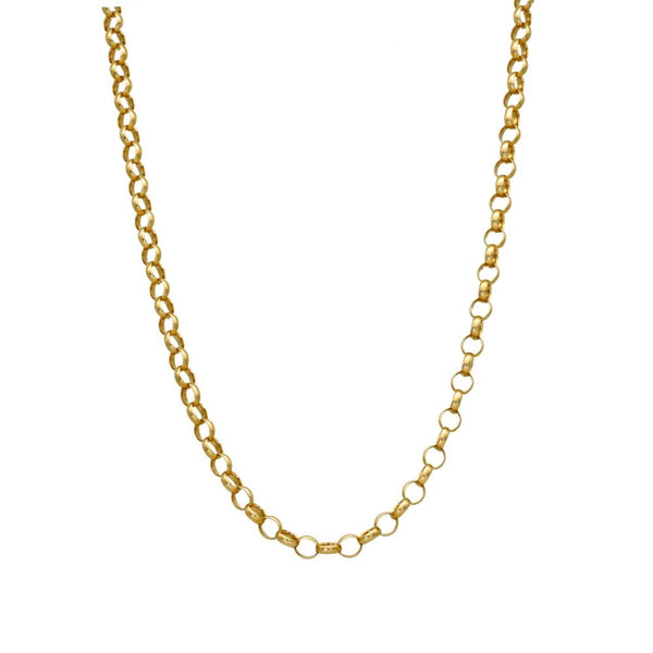 9ct Yellow Gold 34" Belcher Chain - 14.8g