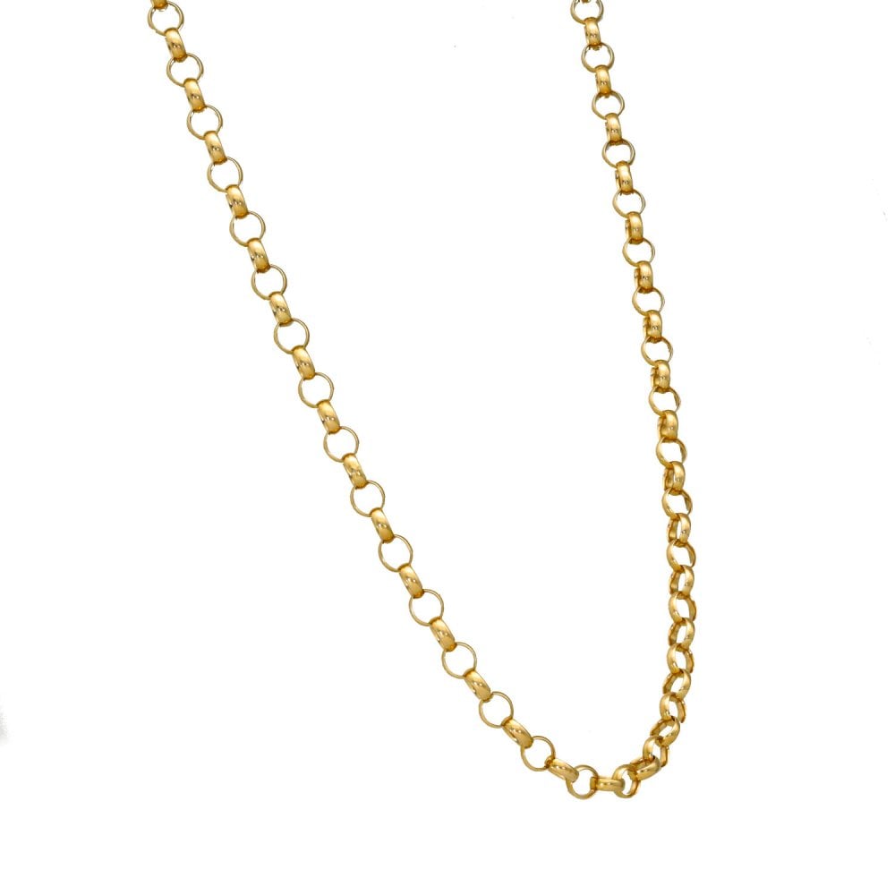 9ct Yellow Gold 34" Belcher Chain - 14.8g