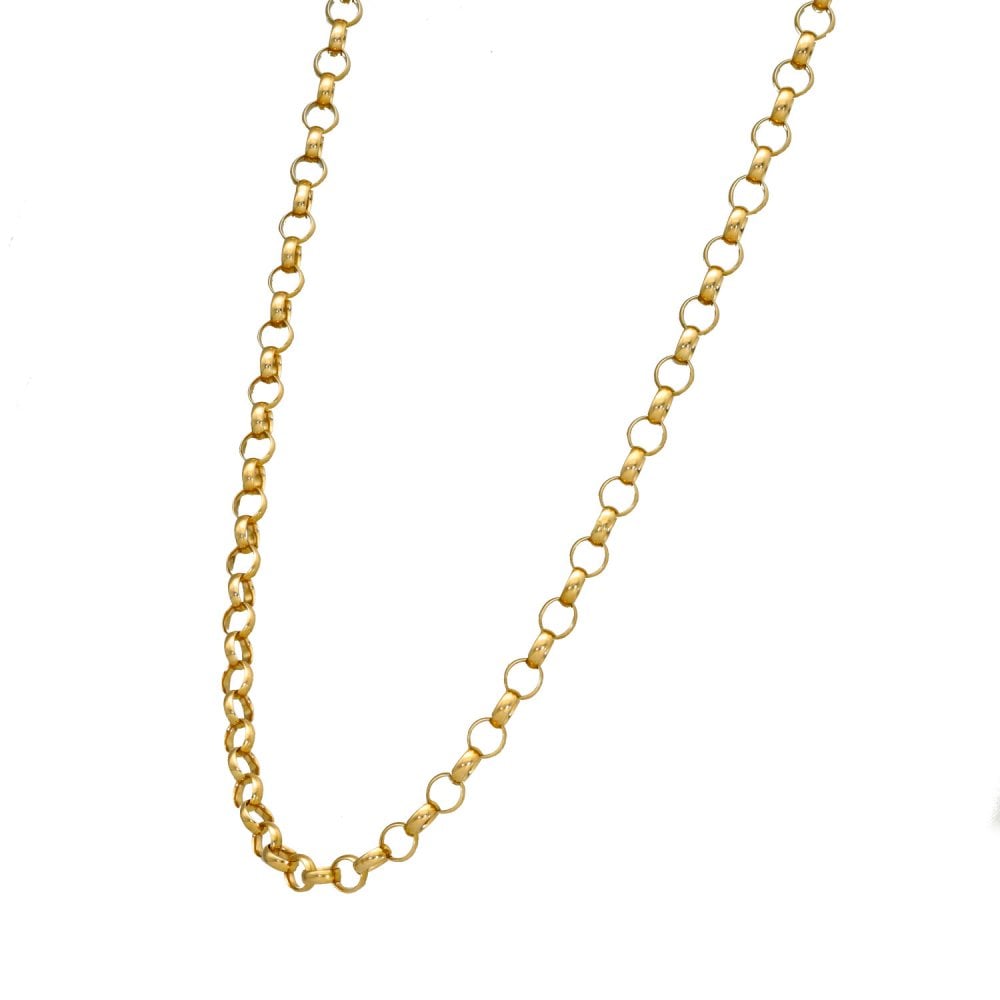 9ct Yellow Gold 34" Belcher Chain - 14.8g