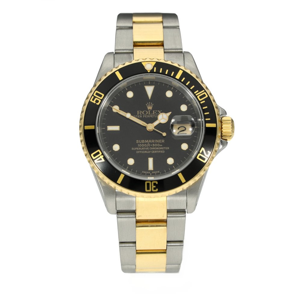 Submariner 16613 - Mens Watch - Black Dial - 2003
