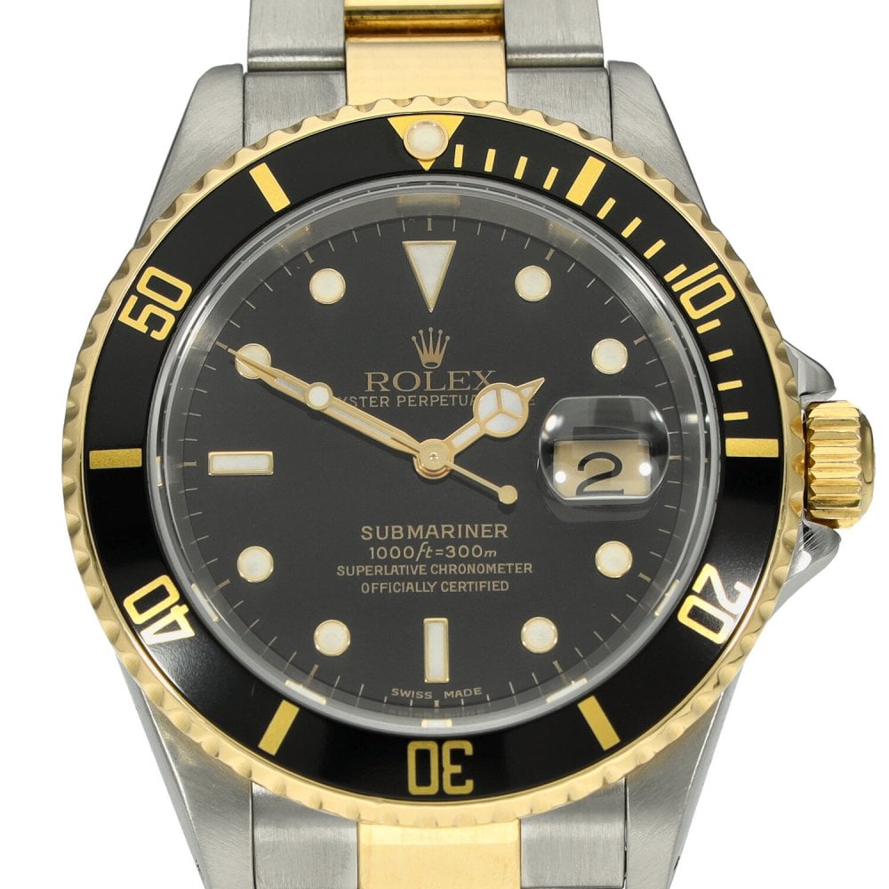 Submariner 16613 - Mens Watch - Black Dial - 2003