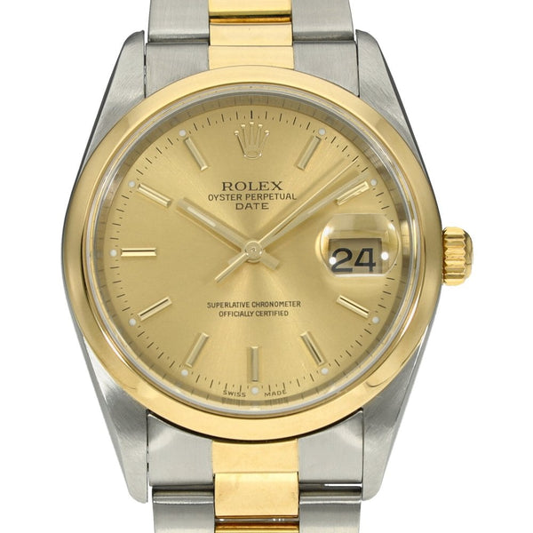 Date 15203 - Mens Watch - Gold Dial - 34mm - 2003