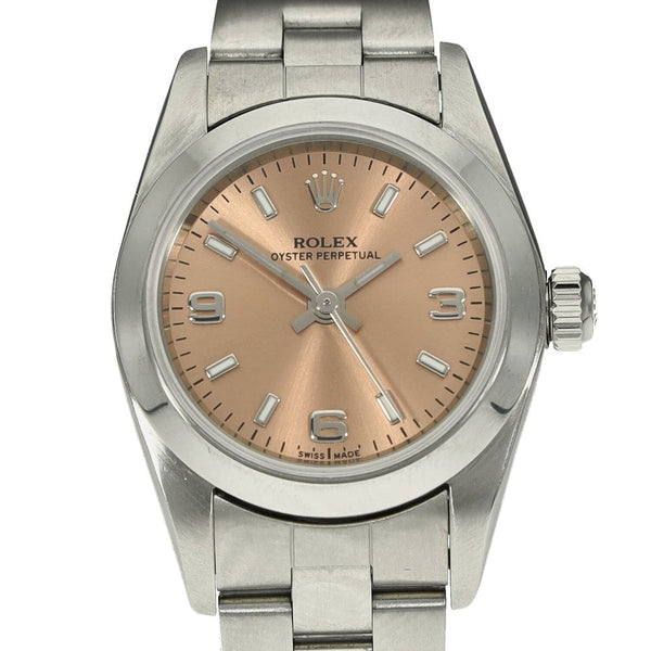 Oyster Perpetual 76080 - Ladies Watch - Copper Dial - 2005
