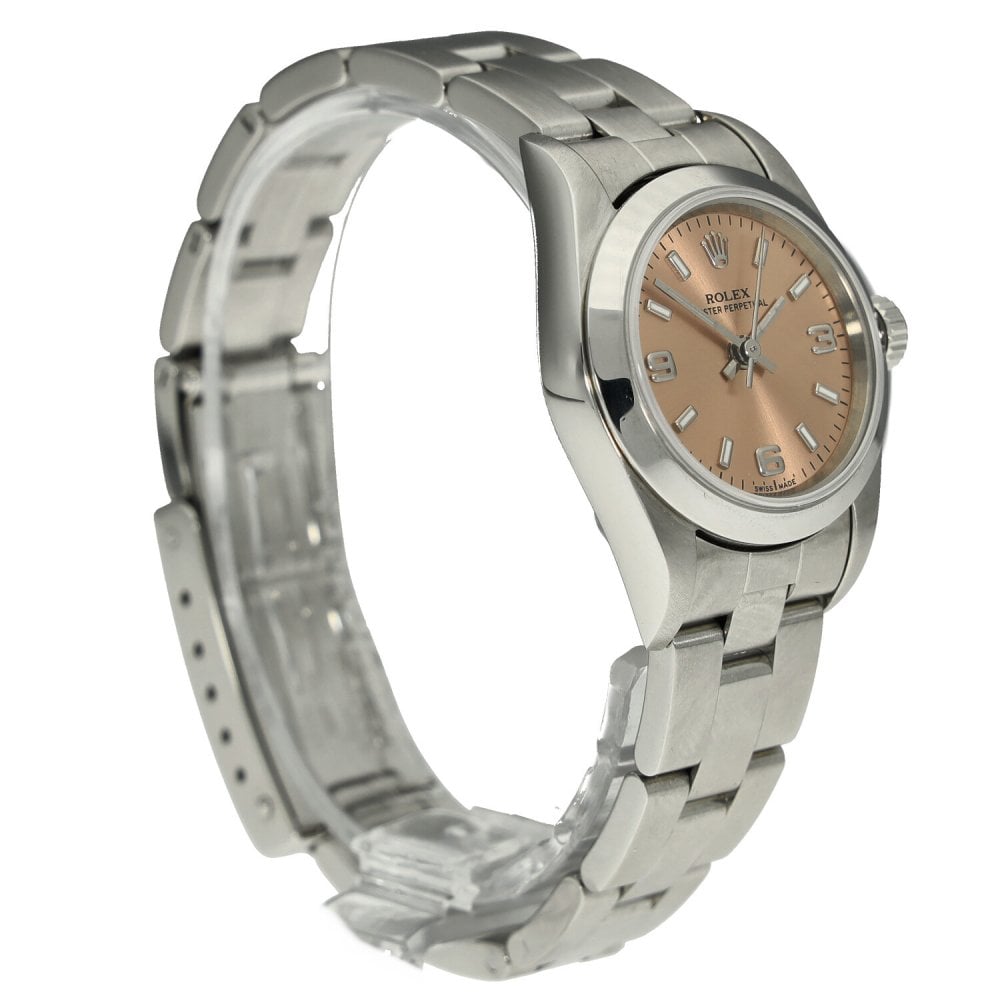 Oyster Perpetual 76080 - Ladies Watch - Copper Dial - 2005