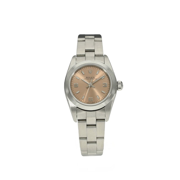 Oyster Perpetual 76080 - Ladies Watch - Copper Dial - 2003