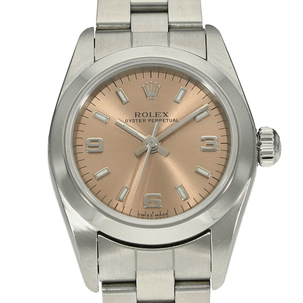 Oyster Perpetual 76080 - Ladies Watch - Copper Dial - 2003