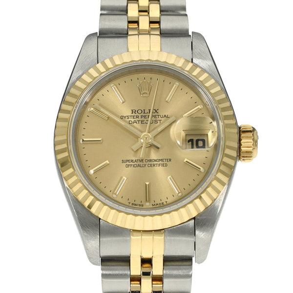 Datejust 69173 - Ladies Watch - Gold Dial - 26mm - 1997