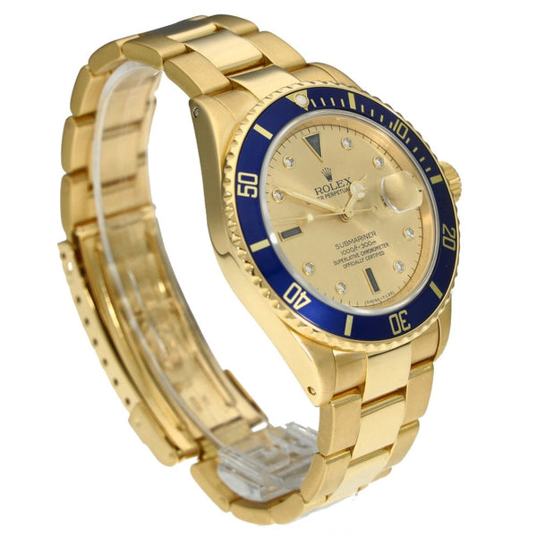 Submariner 16808 - Mens Watch - Gold Dial - 1988
