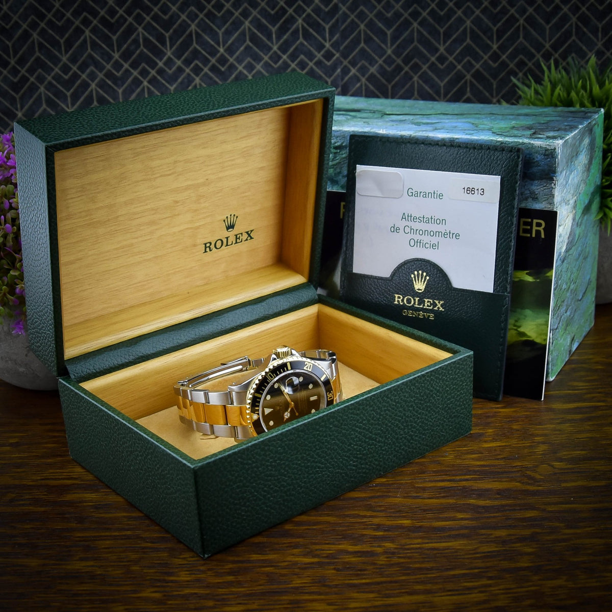 Submariner 16613 - Mens Watch - Black Dial - 2003