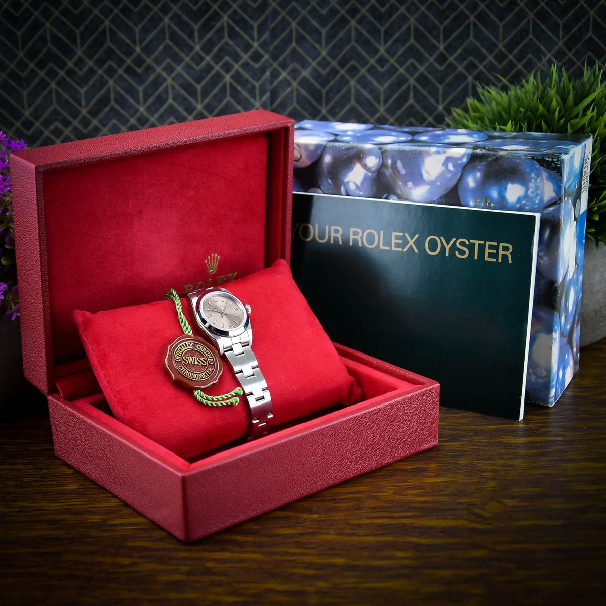 Oyster Perpetual 76080 - Ladies Watch - Copper Dial - 2003