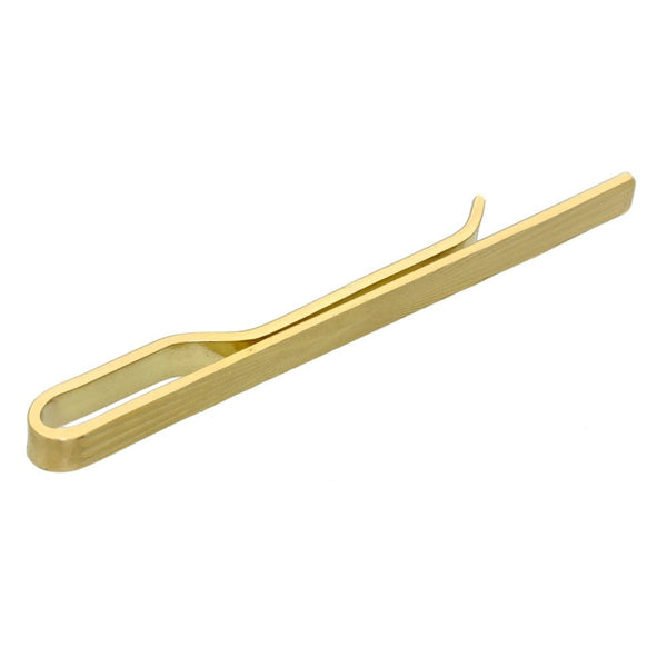 9ct Yellow Gold Sunburst Effect Tie Slide - 3.7g