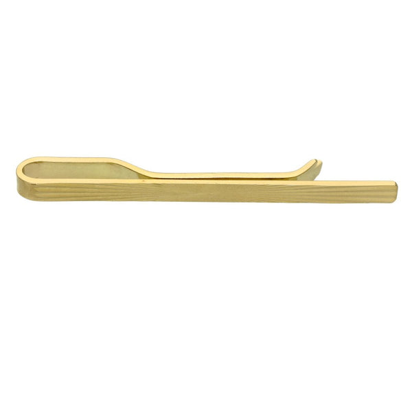 9ct Yellow Gold Sunburst Effect Tie Slide - 3.7g
