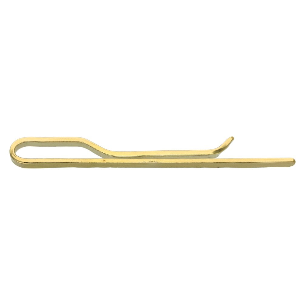 9ct Yellow Gold Sunburst Effect Tie Slide - 3.7g