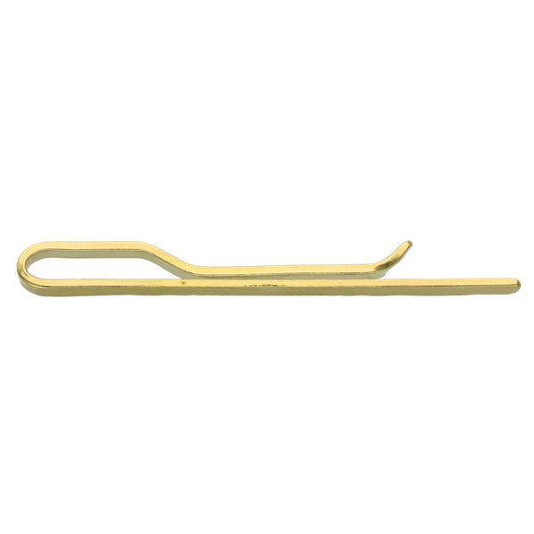 9ct Yellow Gold Sunburst Effect Tie Slide - 3.7g