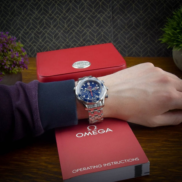 Seamaster Chronograph 212.30.42.50.03.001 - Blue Dial - 2014