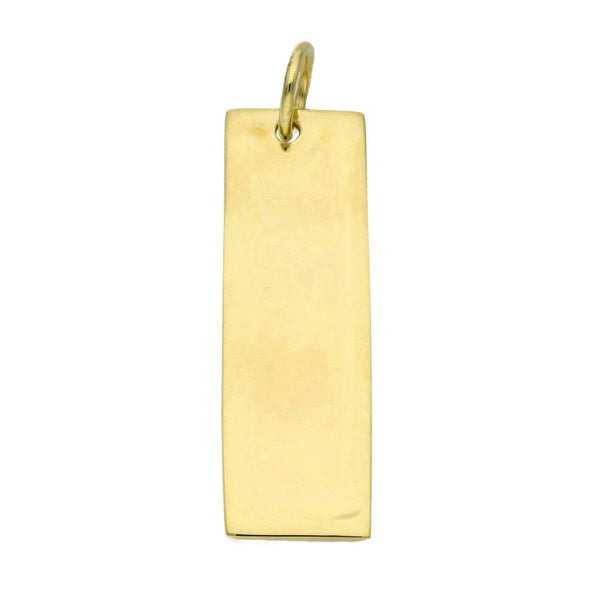 9ct Yellow Gold Ingot Pendant - 3.1g