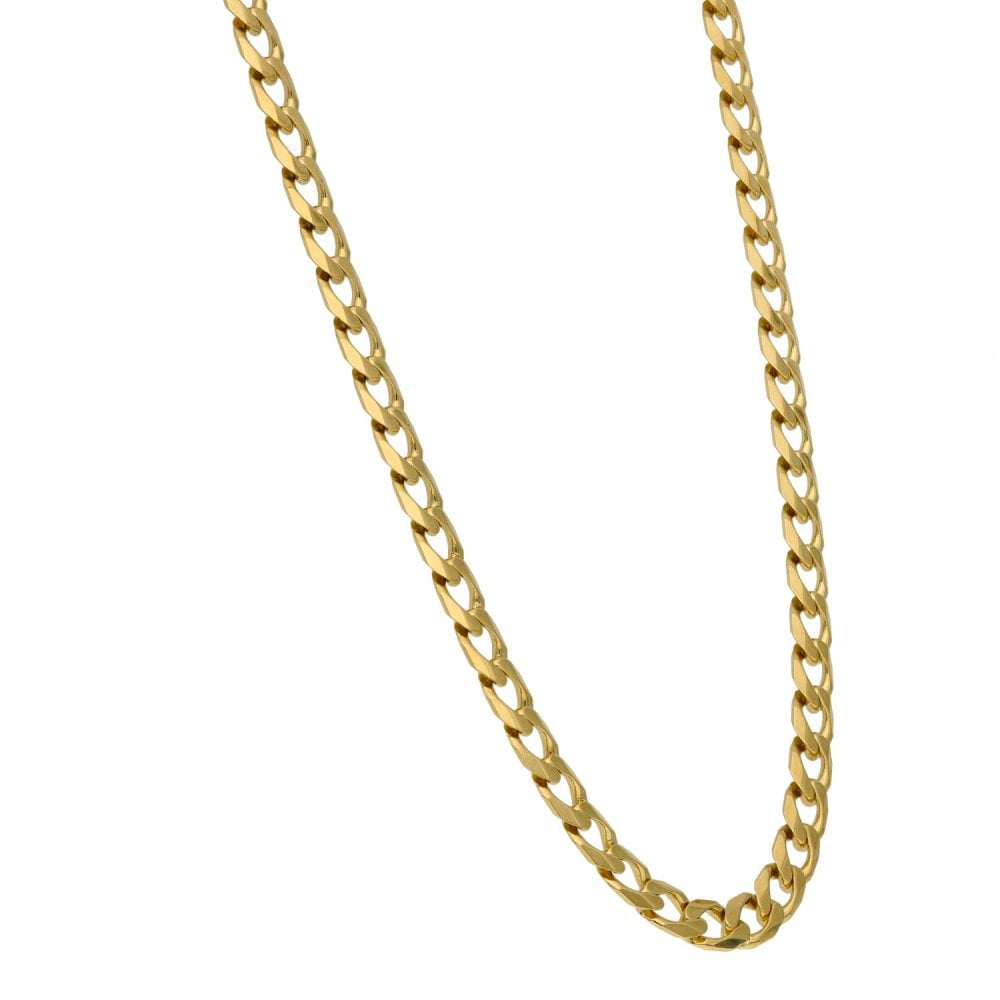 9ct Yellow Gold 21" Curb Chain - 23.5g