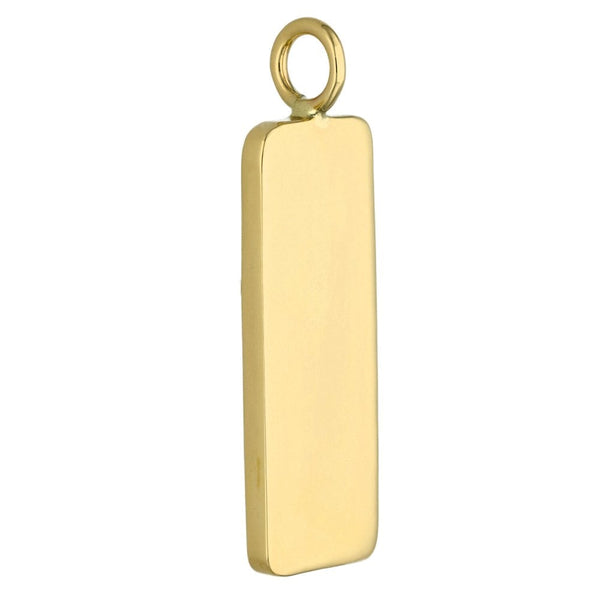 9ct Yellow Gold Ingot Pendant - 15.9g