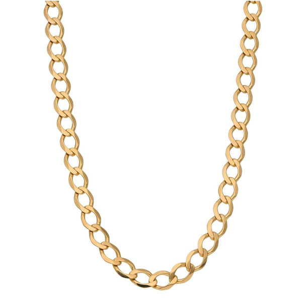 9ct Rose Gold 20" Curb Chain - 15.5g