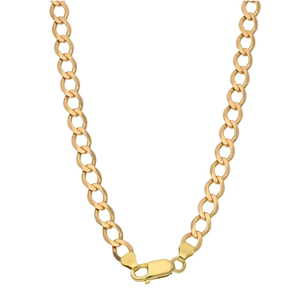 9ct Rose Gold 20" Curb Chain - 15.5g