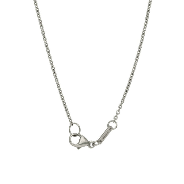 950 Platinum Diamond Solitaire Pendant & Necklace - 18" - 0.36ct