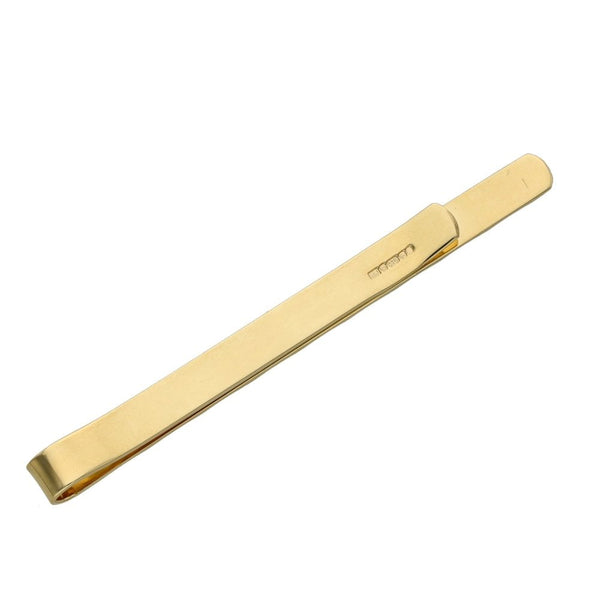 Gents 9ct Yellow Gold Tie Slide - 2.8g
