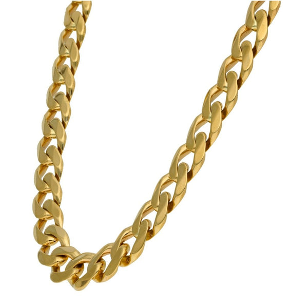 Gents 9ct Yellow Gold Curb Chain - 24" - 138.5g