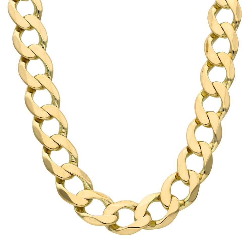 9ct Yellow Gold 22" Curb Chain - 82.7g
