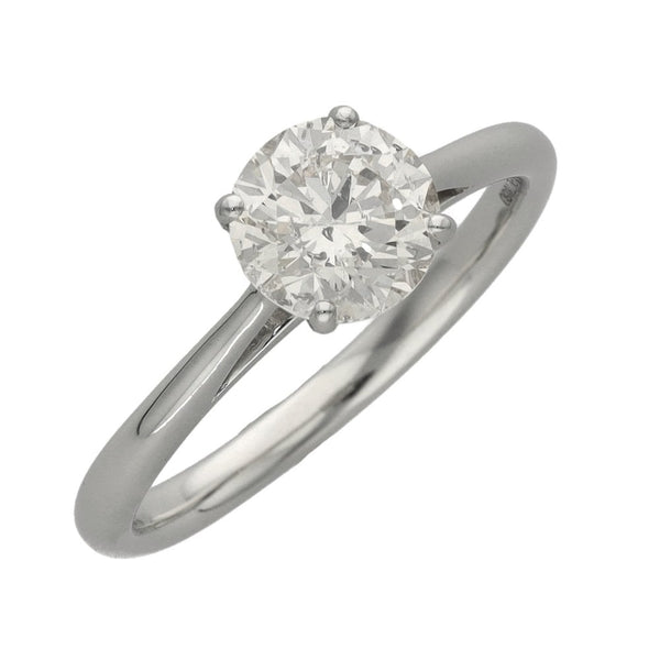 Ladies Platinum Certified Diamond Solitaire Engagement Ring
