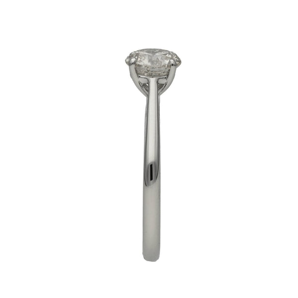 Ladies Platinum Certified Diamond Solitaire Engagement Ring