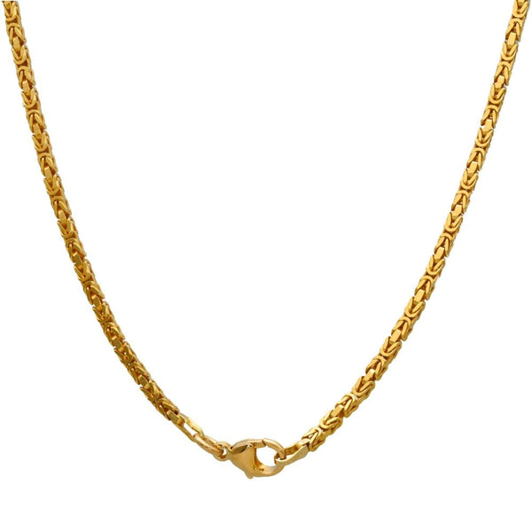 9ct Yellow Gold 18" Byzantine Chain - 12.7g