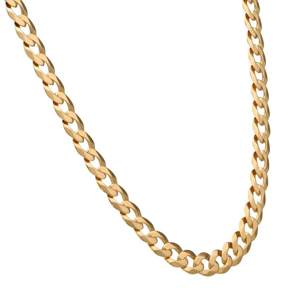 9ct Yellow Gold 18" Curb Chain - 13.2g