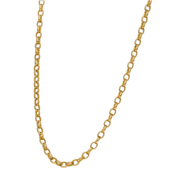 9ct Yellow Gold 21" Belcher Chain - 12.1g