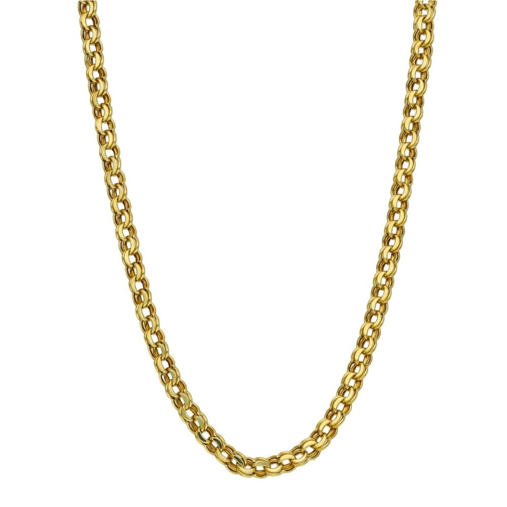 9ct Yellow Gold 18" Fancy Link Chain - 6.0g