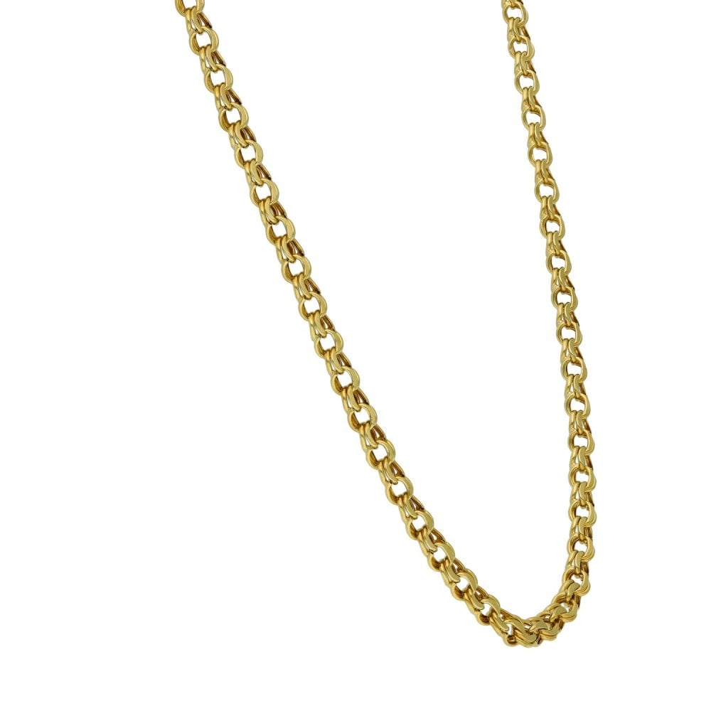 9ct Yellow Gold 18" Fancy Link Chain - 6.0g