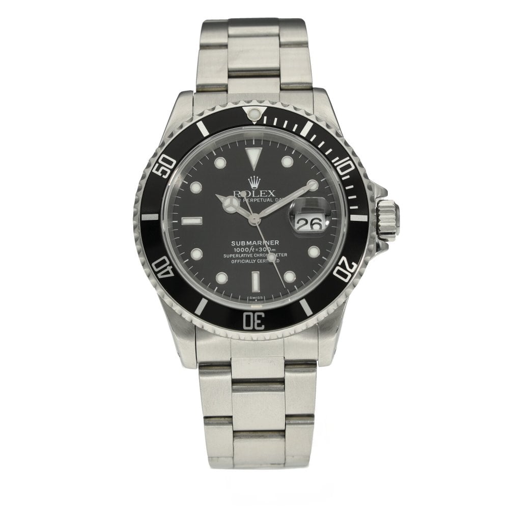 Submariner 16610 - Mens Watch - Black Dial - 1999