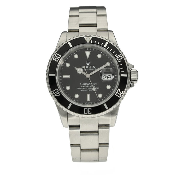 Submariner 16610 - Mens Watch - Black Dial - 1999