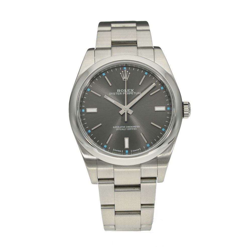 Oyster Perpetual 114300 - Mens Watch - Grey Dial - 39mm - 2017