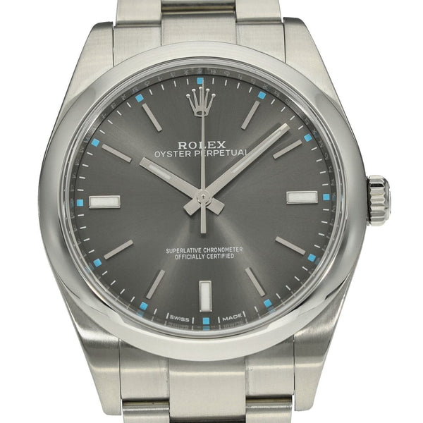 Oyster Perpetual 114300 - Mens Watch - Grey Dial - 39mm - 2017
