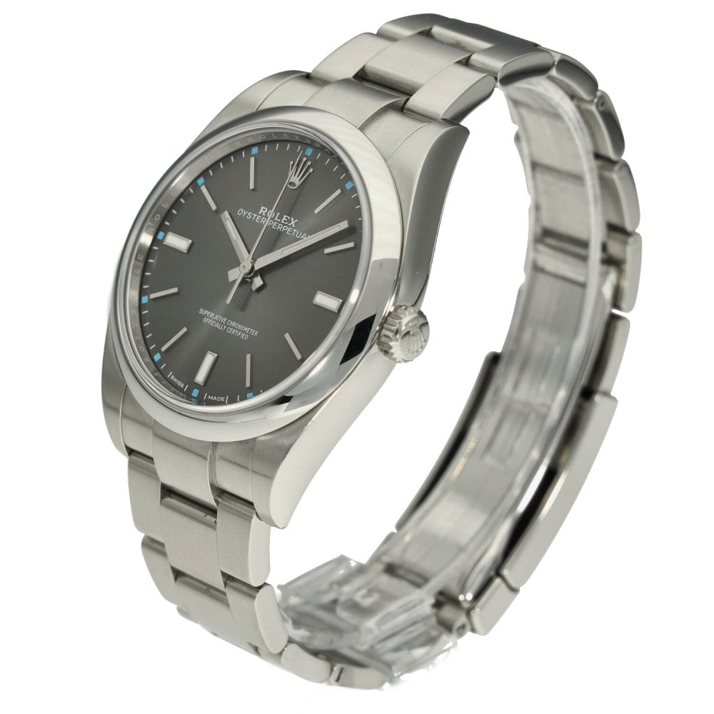 Oyster Perpetual 114300 - Mens Watch - Grey Dial - 39mm - 2017