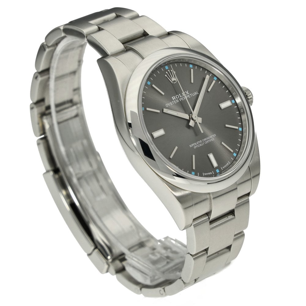 Oyster Perpetual 114300 - Mens Watch - Grey Dial - 39mm - 2017